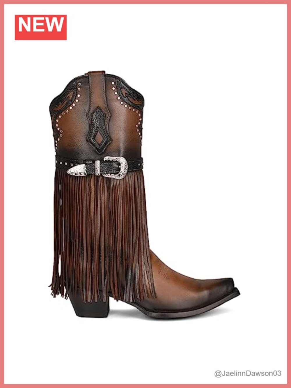 Cuadra Women's Over-the-Knee Boots Genuine Bovine Leather Embroidered Studded